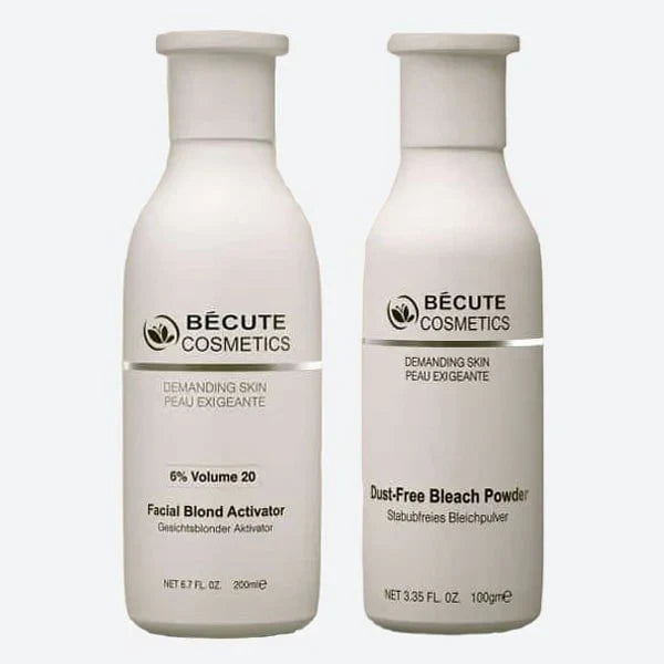 Becute Whitening Skin Polish Kit (Volume + Bleach Powder)